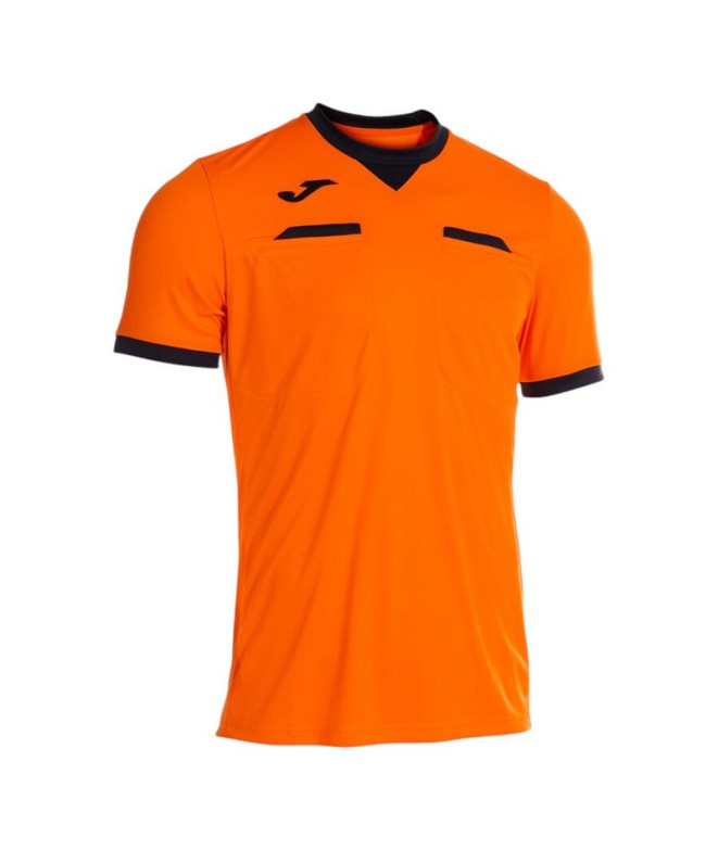 T-shirt Joma Arbitre Orange Noir Homme