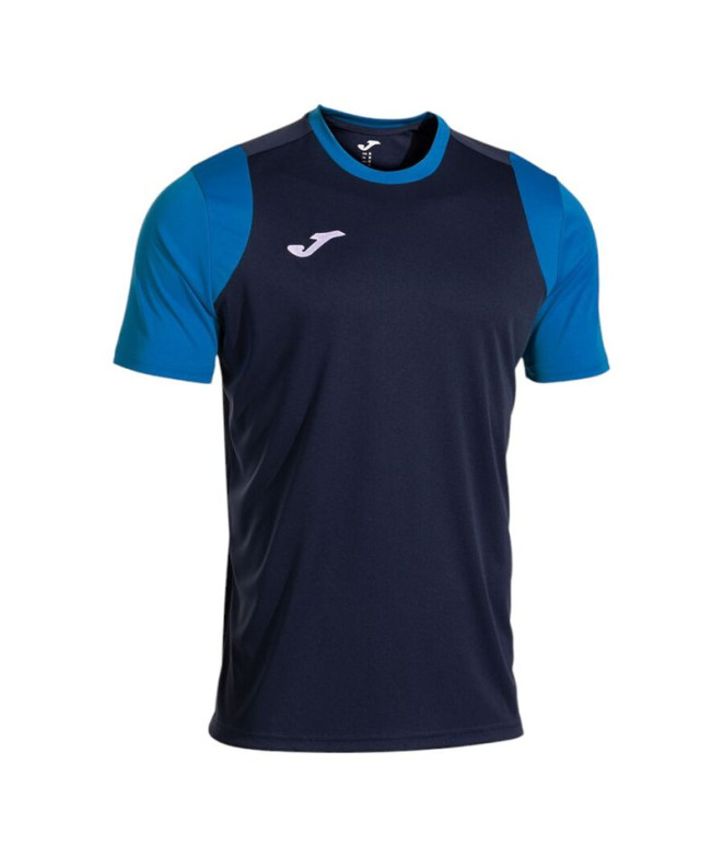 T-shirt Joma Cancha Dark Navy Royal Enfant