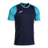 T-shirt Joma Cancha Dark Navy Turquesa Flú Enfant