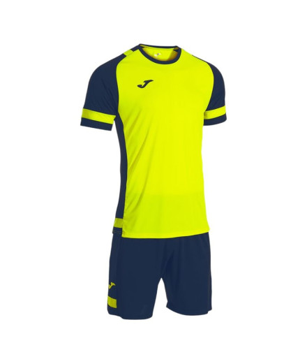 Ensemble de Football Joma Leader Jaune Fluo Marine Homme
