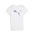 T-shirt Puma Graphics Floral Cat Femme Blanc