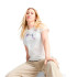 T-shirt Puma Graphics Floral Cat Femme Blanc