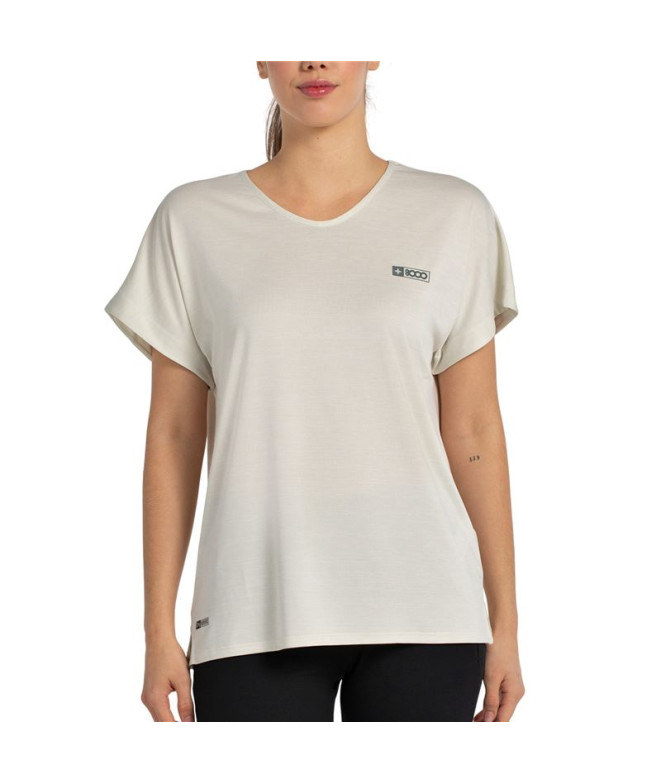 T-shirt de Montagne + 8000 Vermizor Femme Hueso