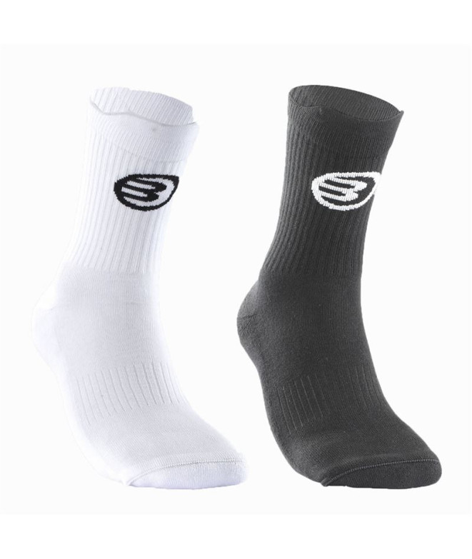 Chaussettes de Padel Bullpadel Bp253 Blanc/Noir...