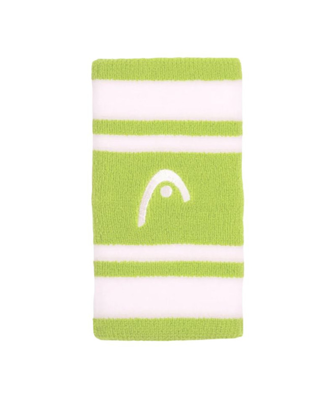 Bracelet de Pádel Head Wristband Striped 5" Vert