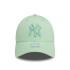 Casquette ajustable New Era 9FORTY New York Yankees Femme vert pastel