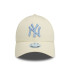 Casquette Essential New Era 9FORTY New York Yankees Femme Crème
