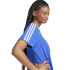 T-shirt adidas Essentials 3-Stripes Femme Bleu