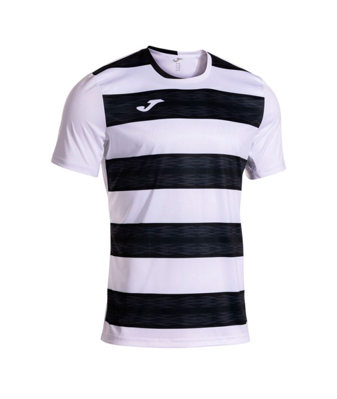 T-shirt Joma Tiger VII Blanc Noir Enfant