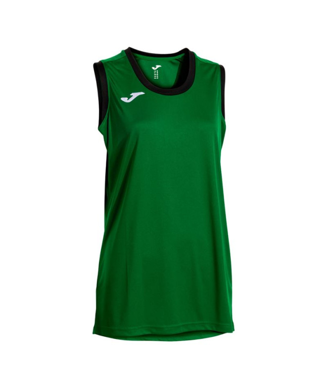 T-shirt Joma Terrain Vert Noir Femme
