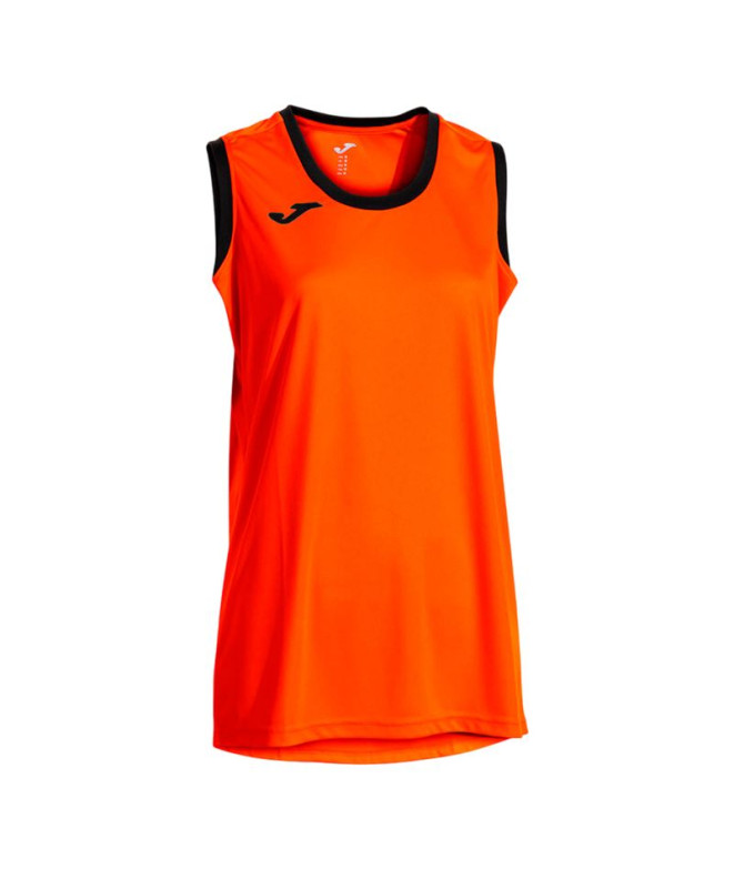 T-shirt Joma Terrain Orange Noir Femme