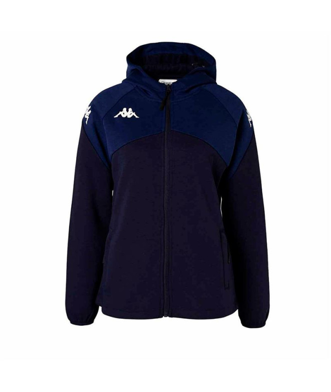 Sweat Kappa Fianta Femme Bleu Marine/Bleu...