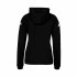 Sweat Kappa Daccia Femme Noir/Fuchsia