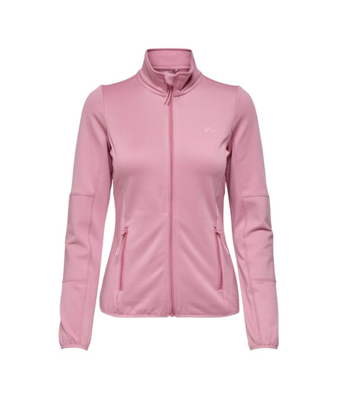 Veste Only Onpjetta Hn Fz Ls Fleece Femme Lilas