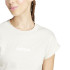 T-shirt adidas Linear Sj Femme Crème