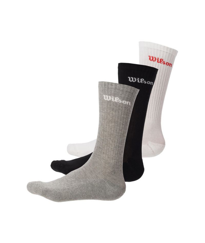 Chaussettes de Tennis Wilson Crew Logo Sock...