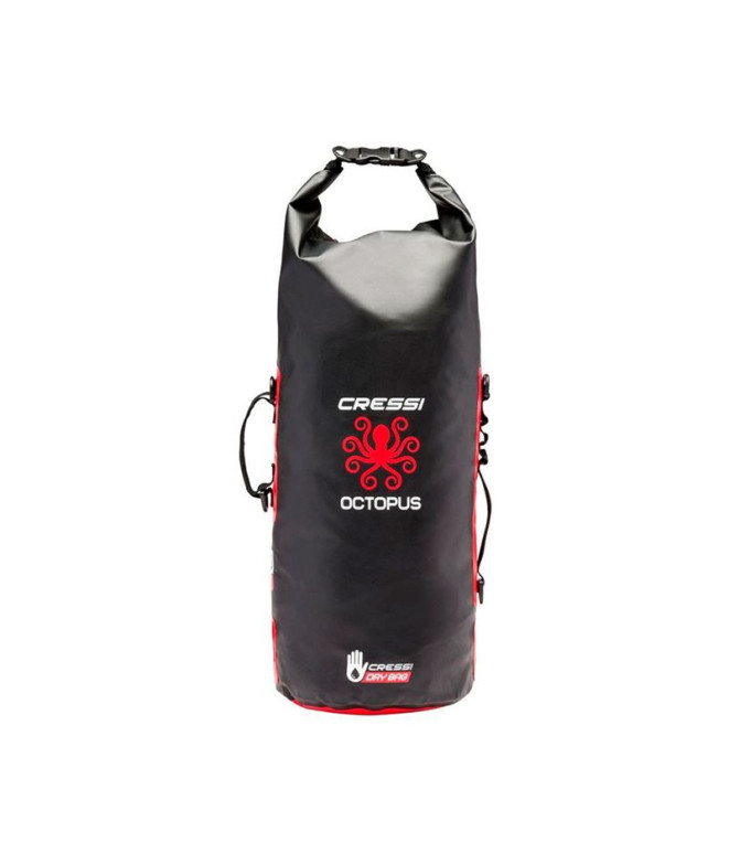 Sac à dos Dry Pvc Octopus Noir-Rouge Cressi