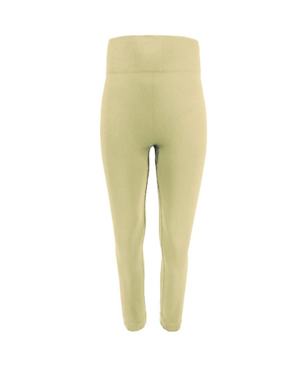 Pantalons Joluvi Mia Capri W Legging Femme Jaune Clair