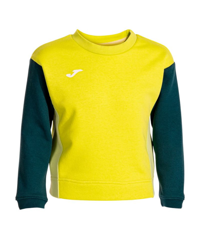 Sweat Joma Stripe Adventure Vert Marine Enfant