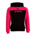 Sweat Joma Avec Capuche Park Noir Fuchsia Fille