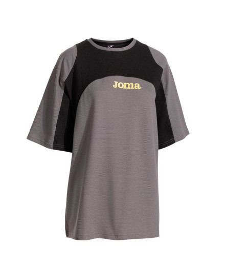 T-shirt Joma Manches Courtes U-Tribe Anthracite Noir