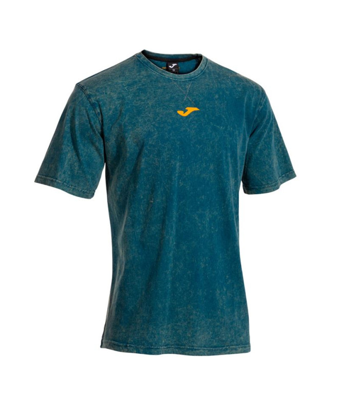 T-shirt Joma Manches Courtes Mimétique Bleu