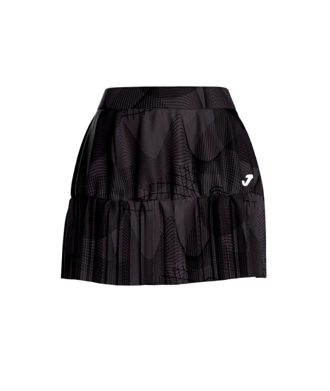 Jupe de Tennis Joma Challenge Noir Fille