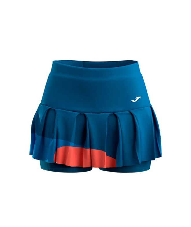 Jupe de Tennis Joma Torneo Bleu Corail Fille