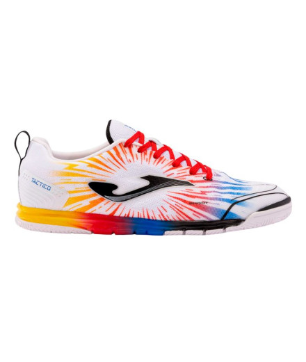 Chaussures de Futsal Joma Tactico 2476 Blanc Rouge Indoor