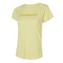 T-shirt de Montagne Trangoworld Azagra Th Femme Jaune Clair