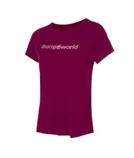 T-shirt de Montagne Trangoworld Azagra Th Femme Fucsia Foncé