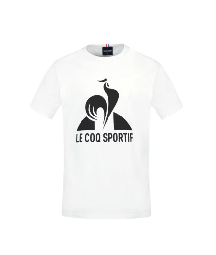 T-shirt Le coq Sportif Ess N°1 Enfant New Optical Blanc