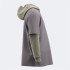 Sweat Joma Avec Capuche Mimétique Anthracite Gris Moyen