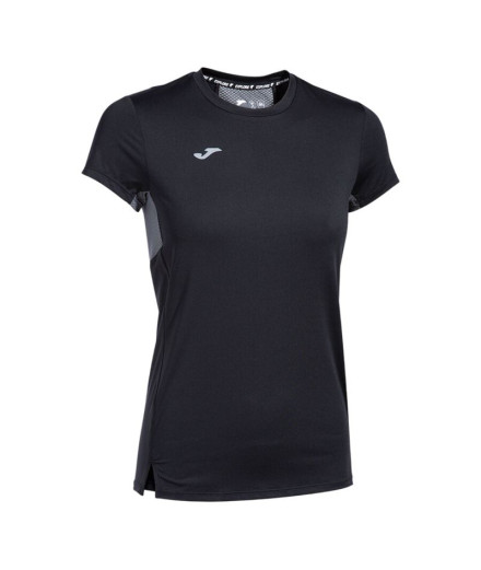 T-shirt Joma Manches Courtes Explorer Femme Noir