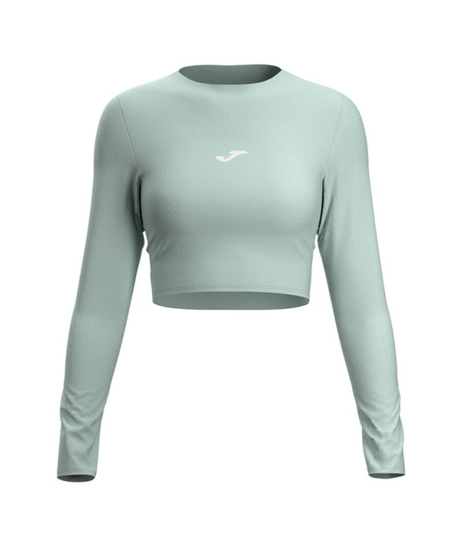 T-shirt Joma Manches Longues Step Femme Verte