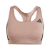 Brassiere de sport de Fitness adidas Pwrct Ms 3Bandas Bra Femme Rose/Noir