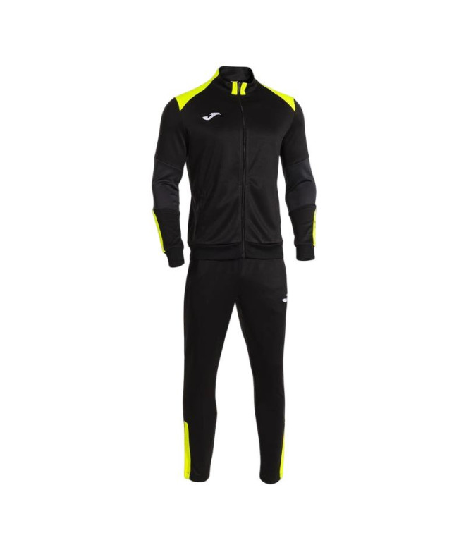 Survêtement Joma Danubio Homme Noir/Jaune Fluo