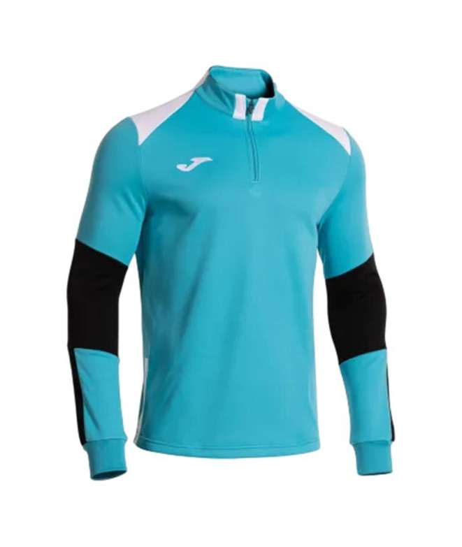 Sweat Joma Danubio Homme Turquoise Fluo/Noir
