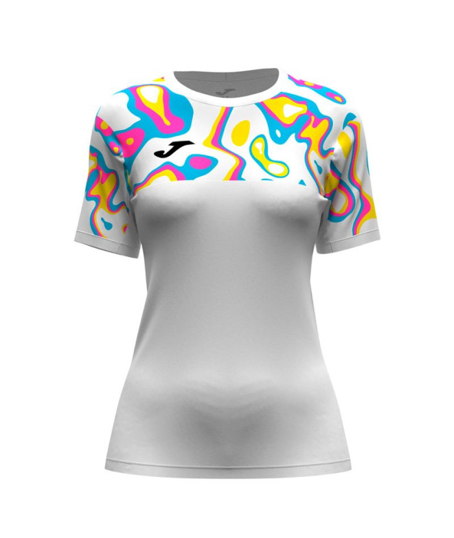 T-shirt de Tennis Joma Torneo Capsule Blanc Fille