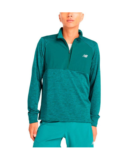 Sweat New Balance Athletics Heat Grid 1/2 Zip Homme