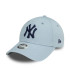 Casquette New Era LEAGUE ESS 9TWENTY New York Yankees Pastel Blue Femme