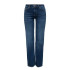 Pantalon Only Onlblush Mid Straight Dnm Tai021 Femme Denim Bleu Foncé