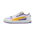 Chaussures Puma Court Classic Street Homme Blanc/Jaune/Violet