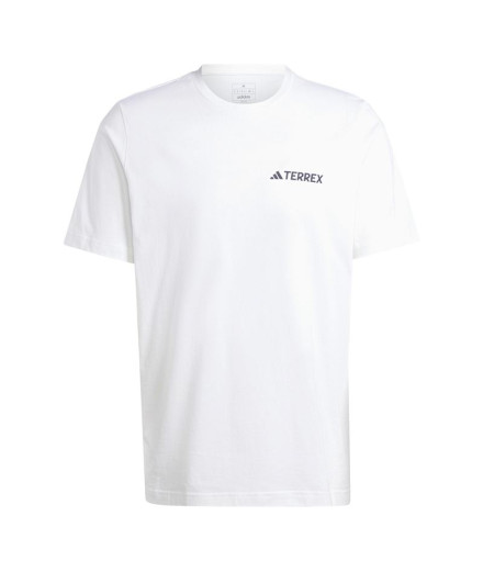 T-shirt de Montagne adidas Terrex Graphic Homme Blanc