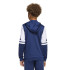 Veste de Football adidas Squadra25 Hood Enfant Bleu/Blanc