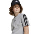 T-shirt adidas 3 Bandes Enfant Gris/Noir