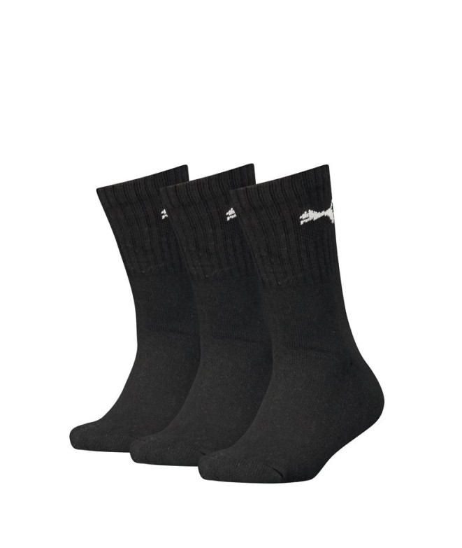 Chaussettes Puma Crew Sock 3P Enfant Noir