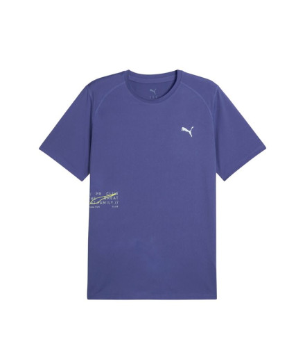 T-shirt de Running Puma Run Graphic Homme Bleu