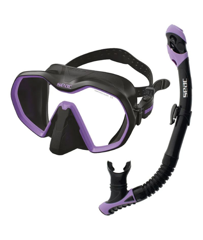 Set Seac Icône Bis + Reverse Dry S/Bl Noir/Lilas