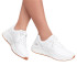Chaussures Skechers Bobs Arch Comfort B Sweet Blanc Pu Femme
